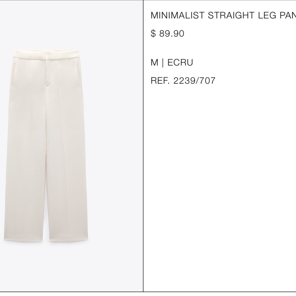 Zara dress pants
